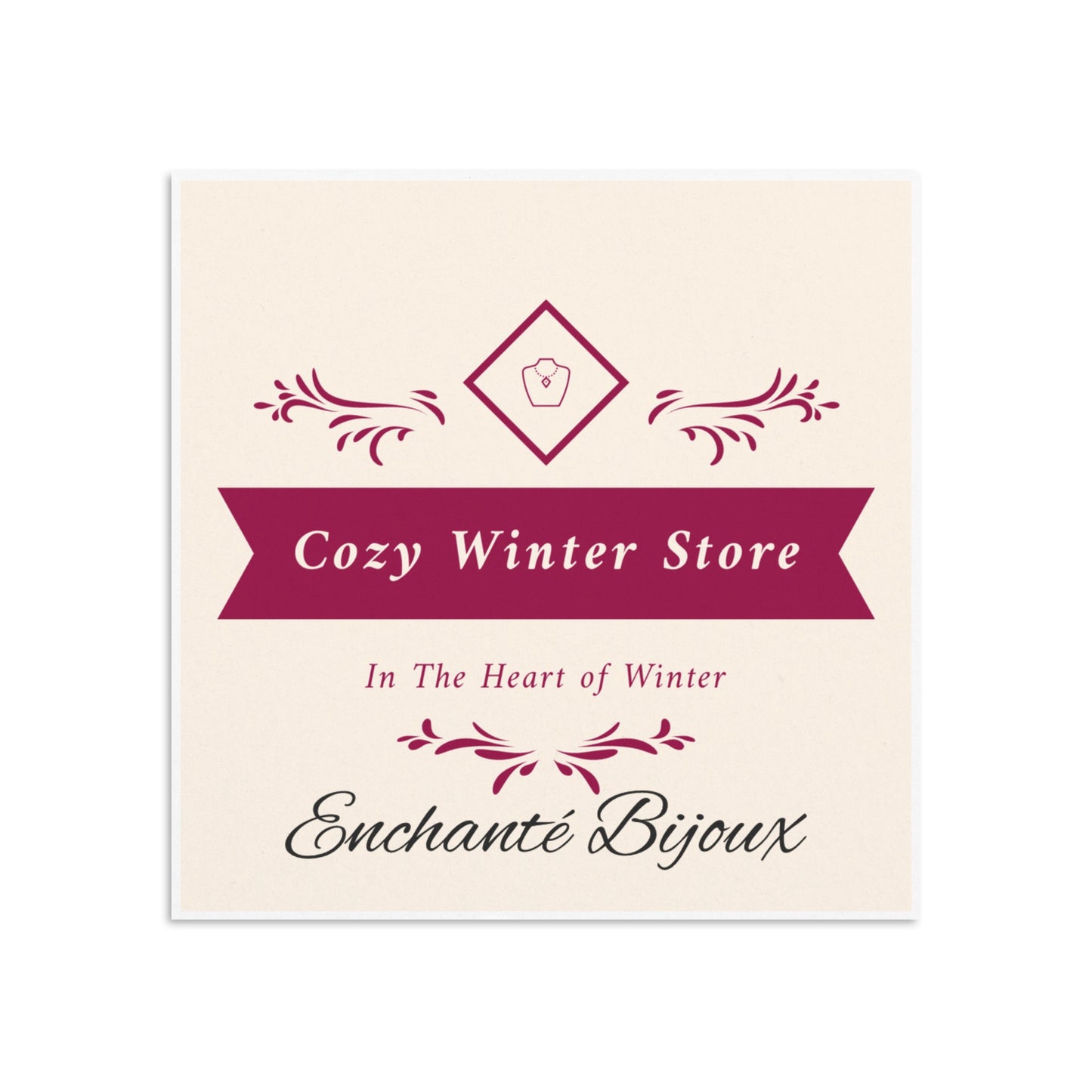 CWS Enchanté Bijoux Love Knot Necklace By Cozy Winter Store USA EXCLUSIVE (ships within USA only)