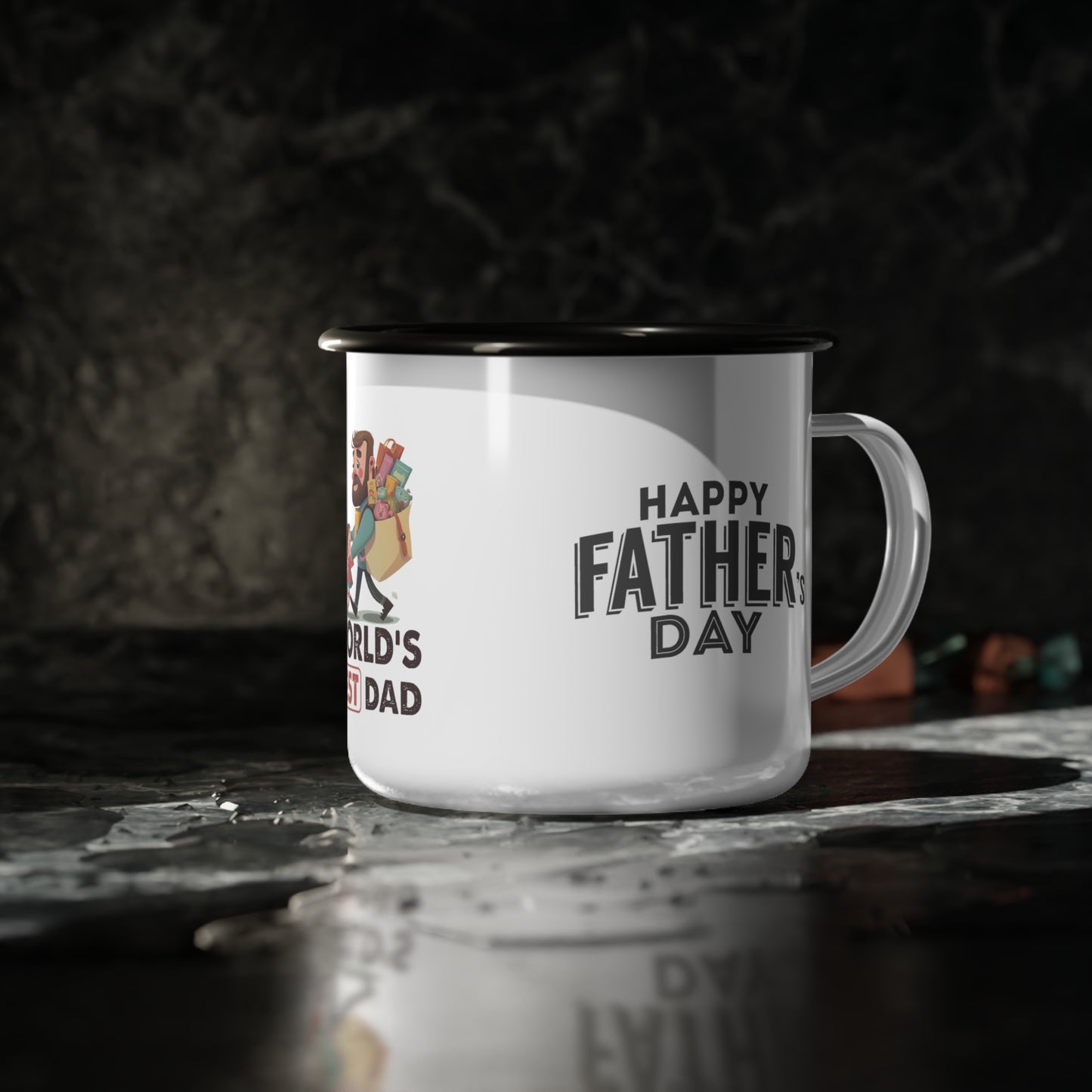 CWS Celebrations Fathers Day  Enamel Camp Cup