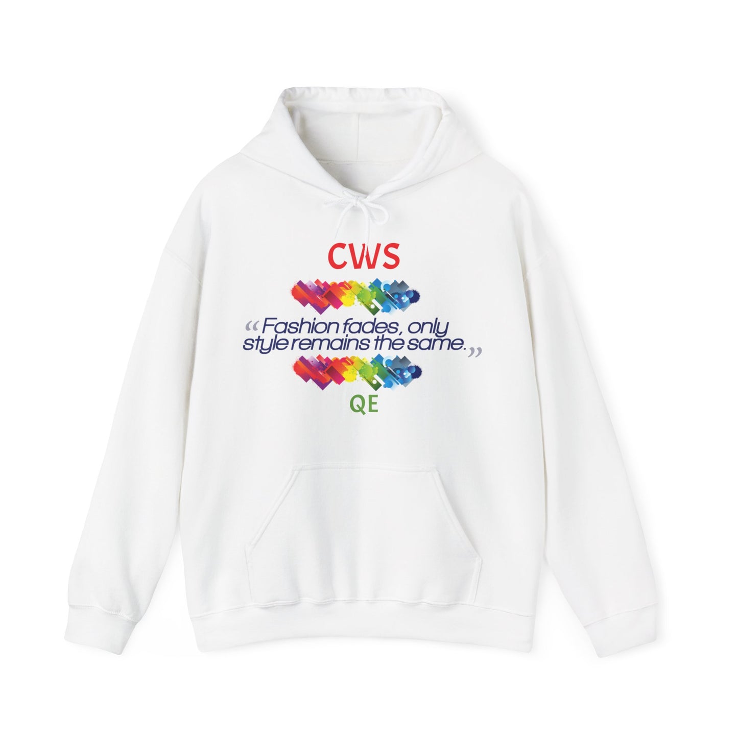 CWS Quotes " Fashion Fades"  Unisex Heavy Blend™ Hooded Sweatshirt By Cozy Winter Store