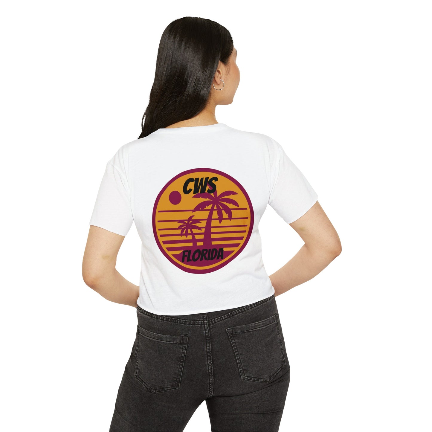 CWS Florida Women's Festival Crop Top By Cozy Winter Store (ships within USA only)