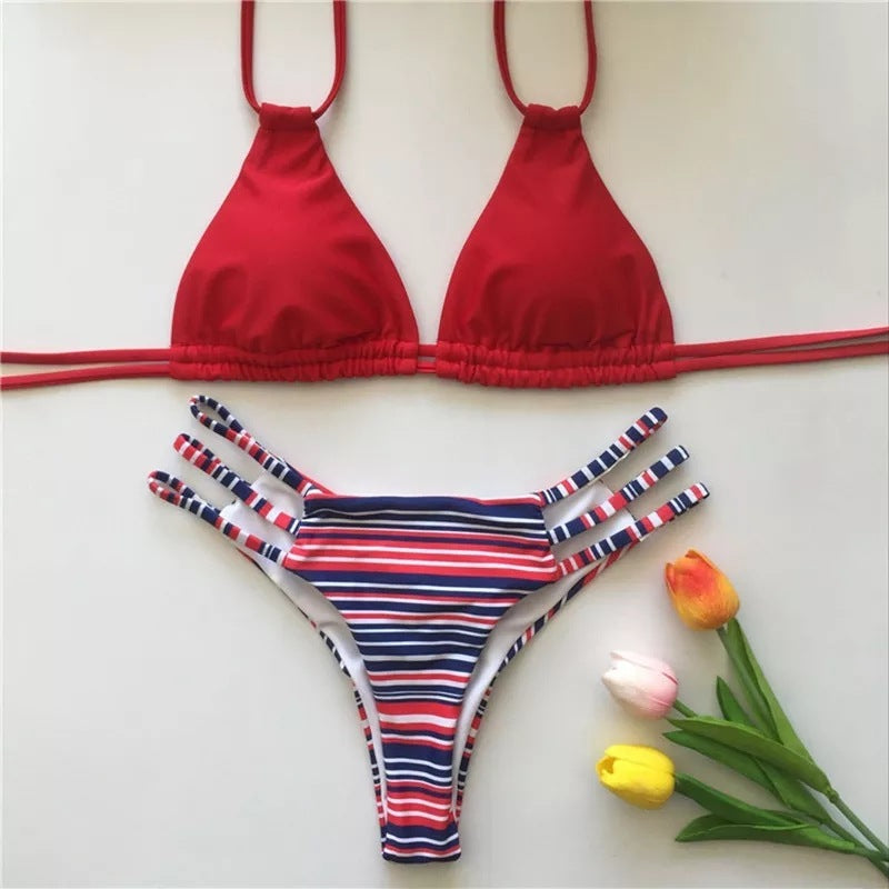 Women's Scarlett String split Bikini