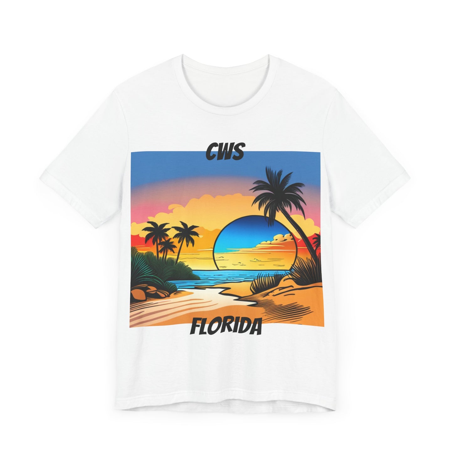 CWS Florida Unisex Jersey Short Sleeve Tee By Cozy Winter Store (ships within USA only)