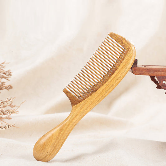 Green Sandalwood Hair Comb