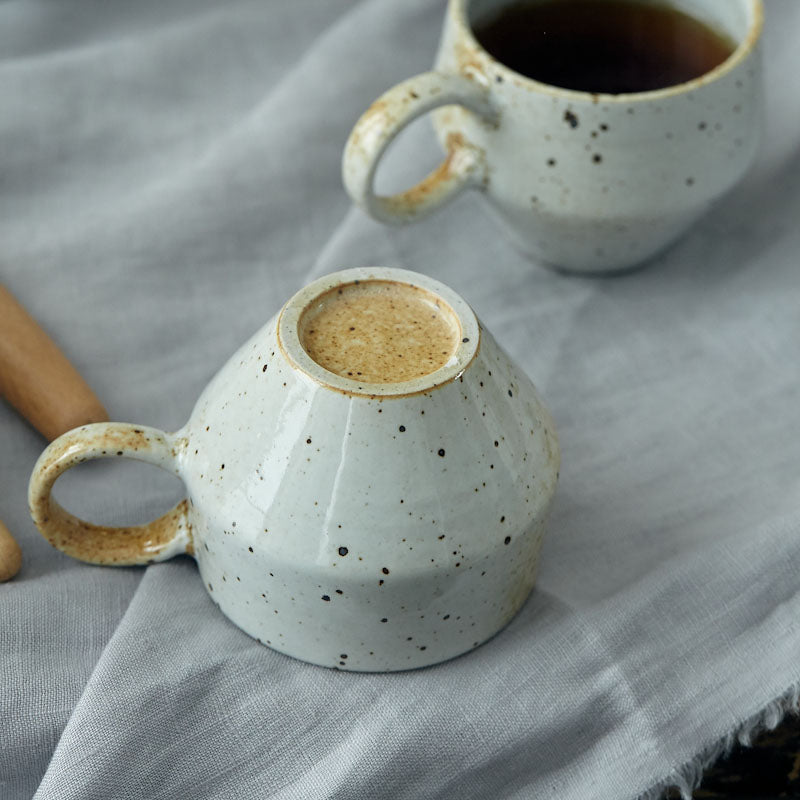 Stoneware Japanese handmade coffee cup