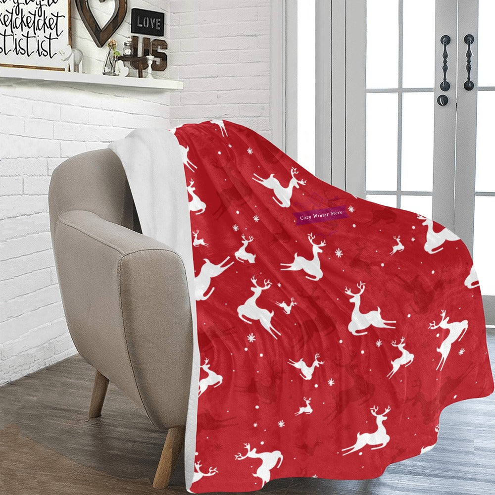 CWS Cozy Blankets Ultra-Soft Micro Festive Christmas Style Fleece Blanket 54*70 by Cozy Winter Store