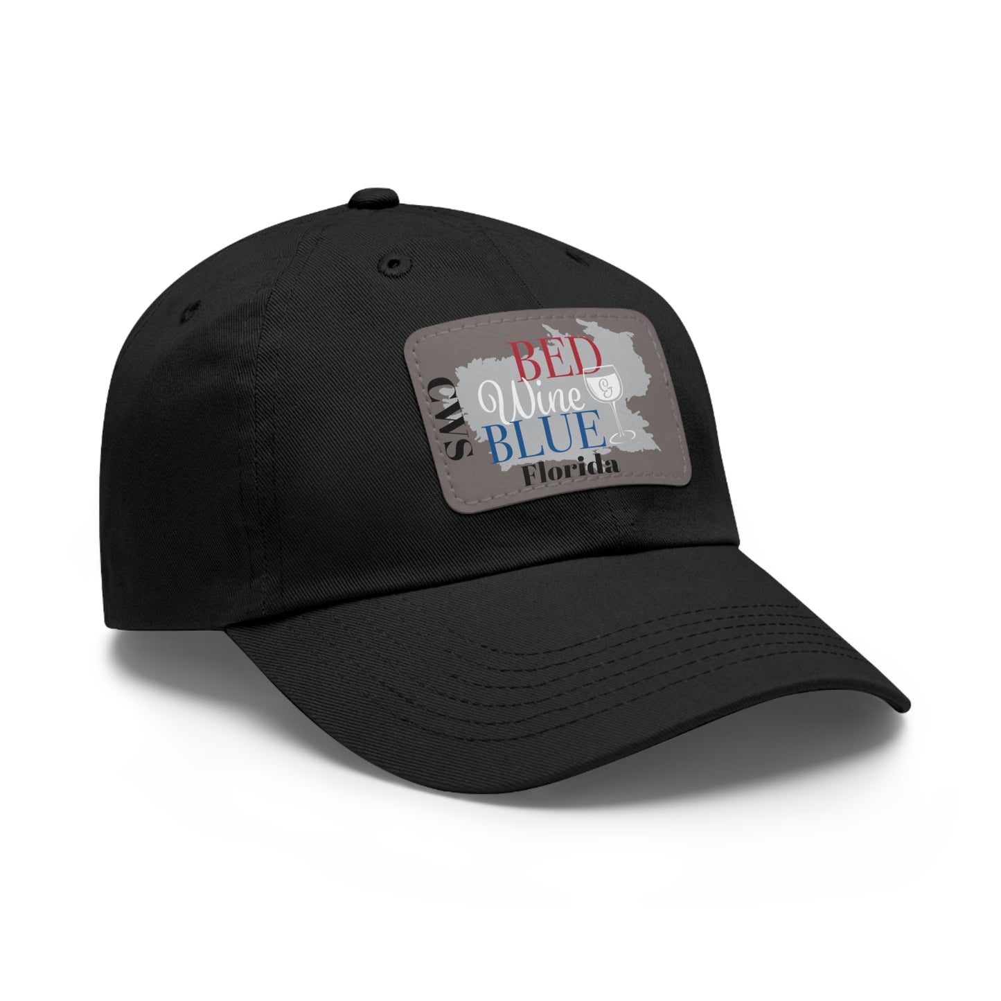 CWS Florida Dad Hat with Leather Patch By Cozy Winter Store (ships within USA only)