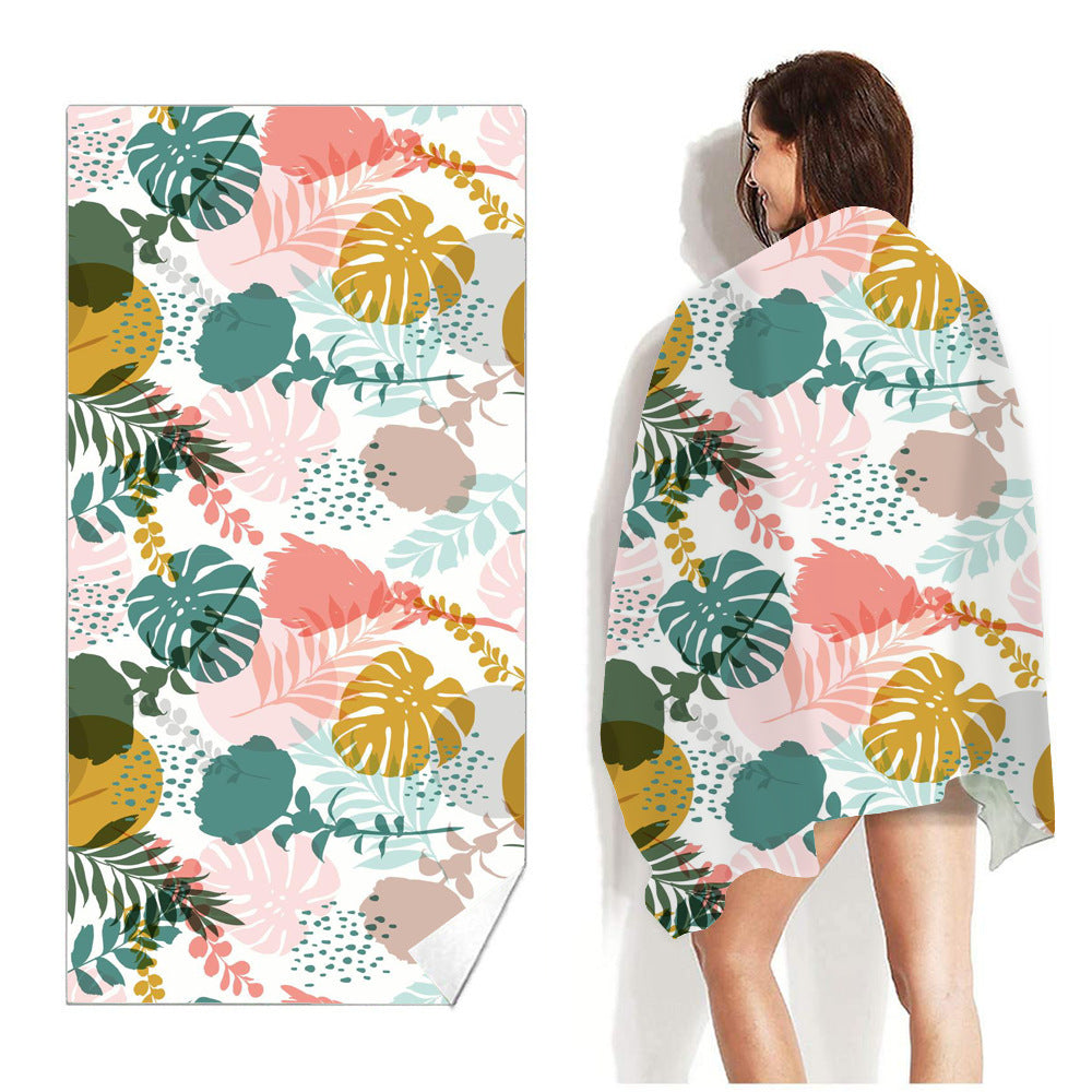 Beach Towel Printed Swimming Sweat Towel