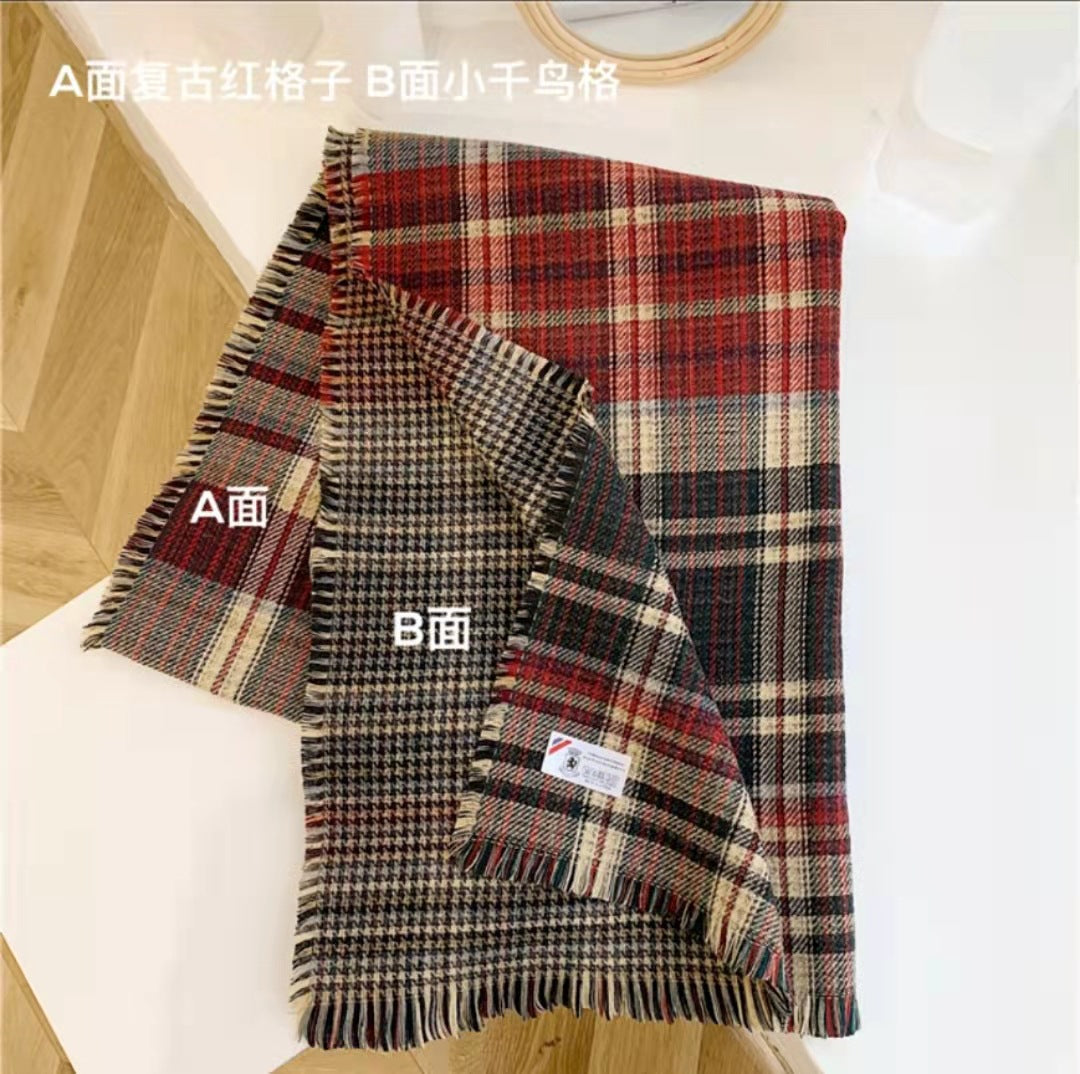 New Scarf Female Winter With High Quality Students Long Warm Shawl Dual-Use