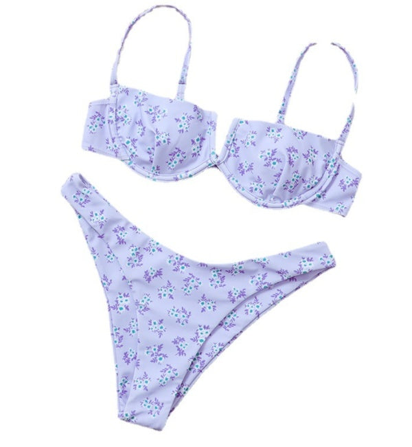 Fragmented Split Swimwear Beach Bikini