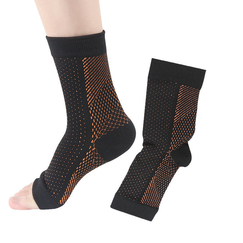 Compression Socks Foot Sleeve Relieve Swelling Open Toe Socks Cycling Running Basketball Sports Socks Women Men