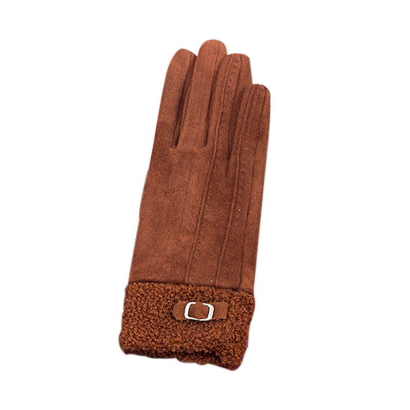 Warme Handschuhe frauen Winter Touchscreen Reiten Plus Samt Verdickung