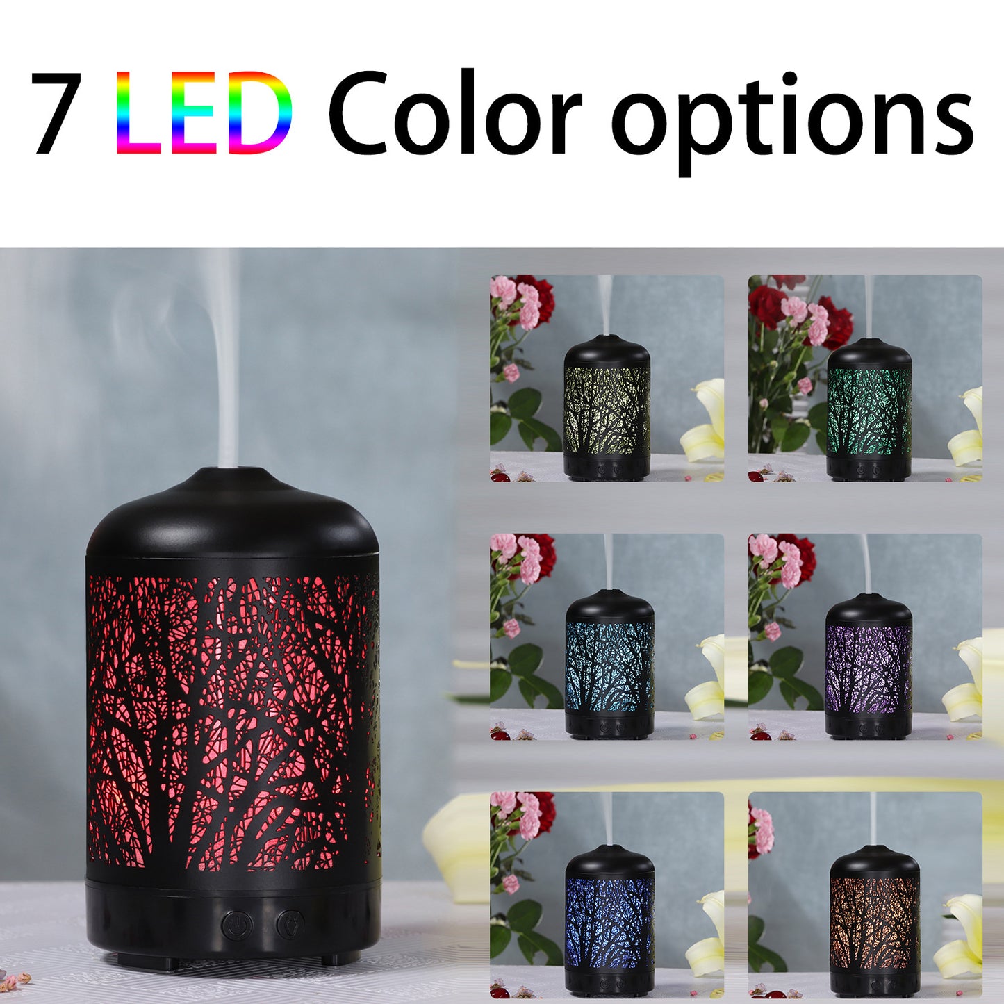 Creative Branch Schmiedeeisen Aroma Diffusor Spray Luftbefeuchter Plug-In Mini Home Schlafzimmer Büro Desktop Befeuchtung