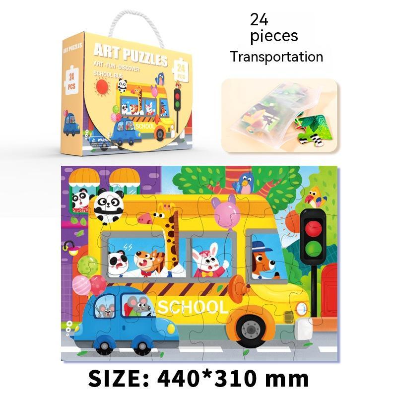 Gift Box Portable Puzzle Early Education Educational Toys