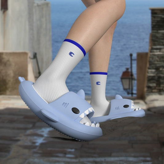 Women's Three-generation Shark Slippers For Summer