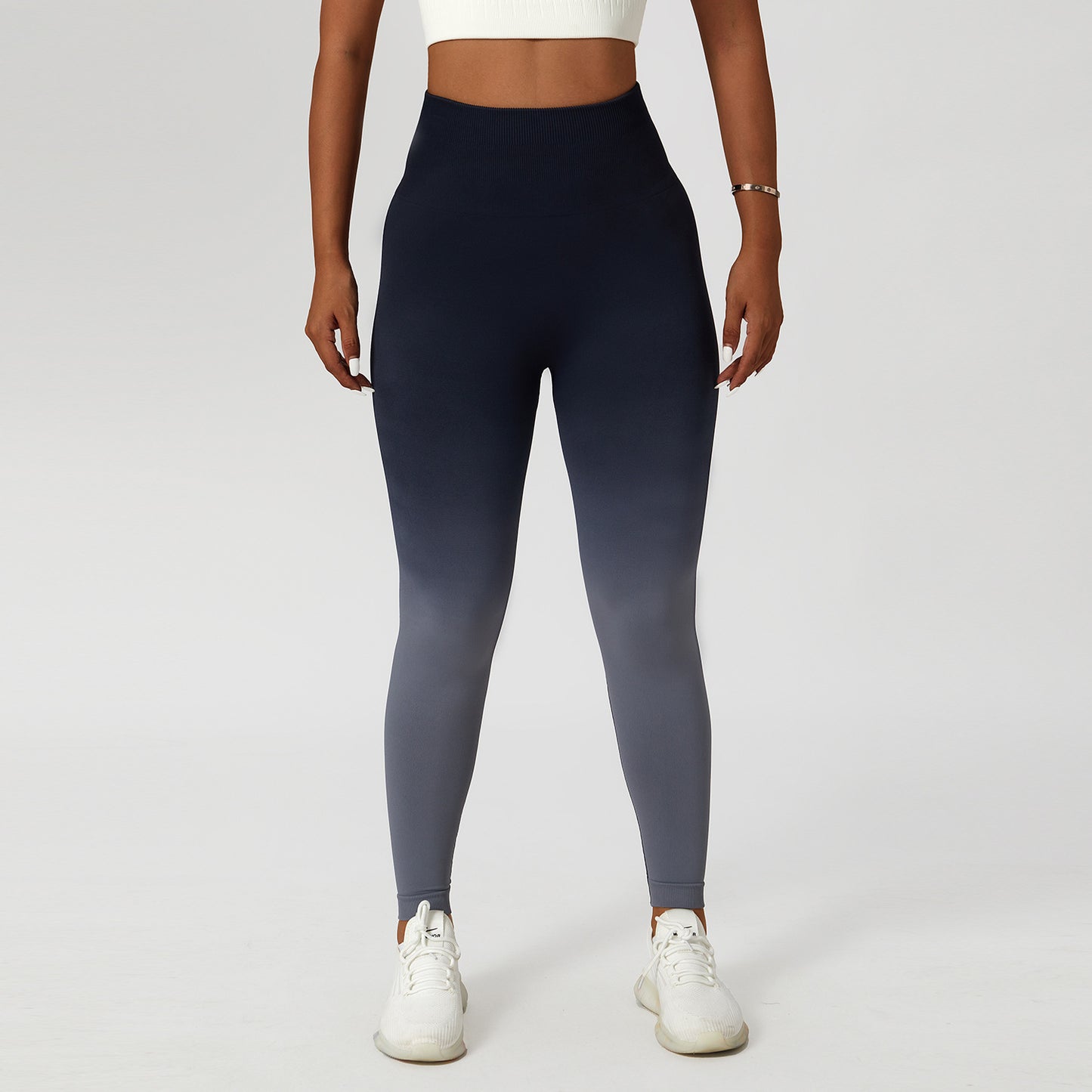 Gradient High Waist Fitness Tight Outdoor Pants: Stay Stylish and Supported During Workouts