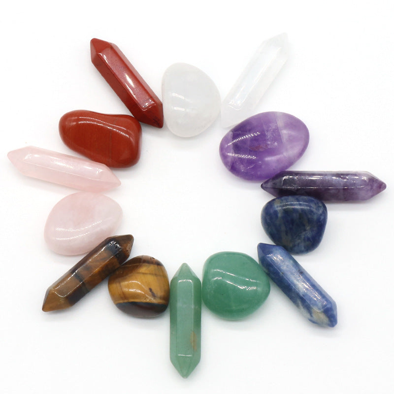 Colorful Irregular Natural Stone Set Gift Box