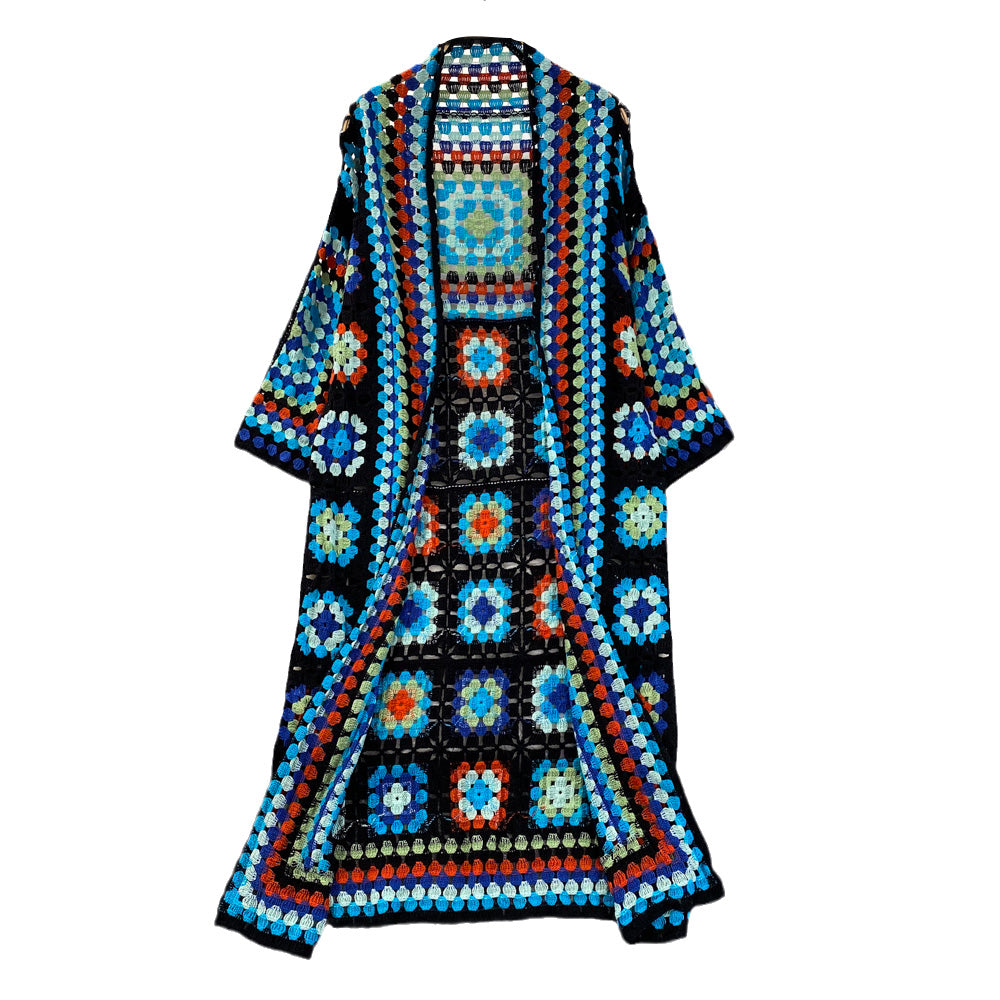 Embroidered Medium Length Loose Shawl