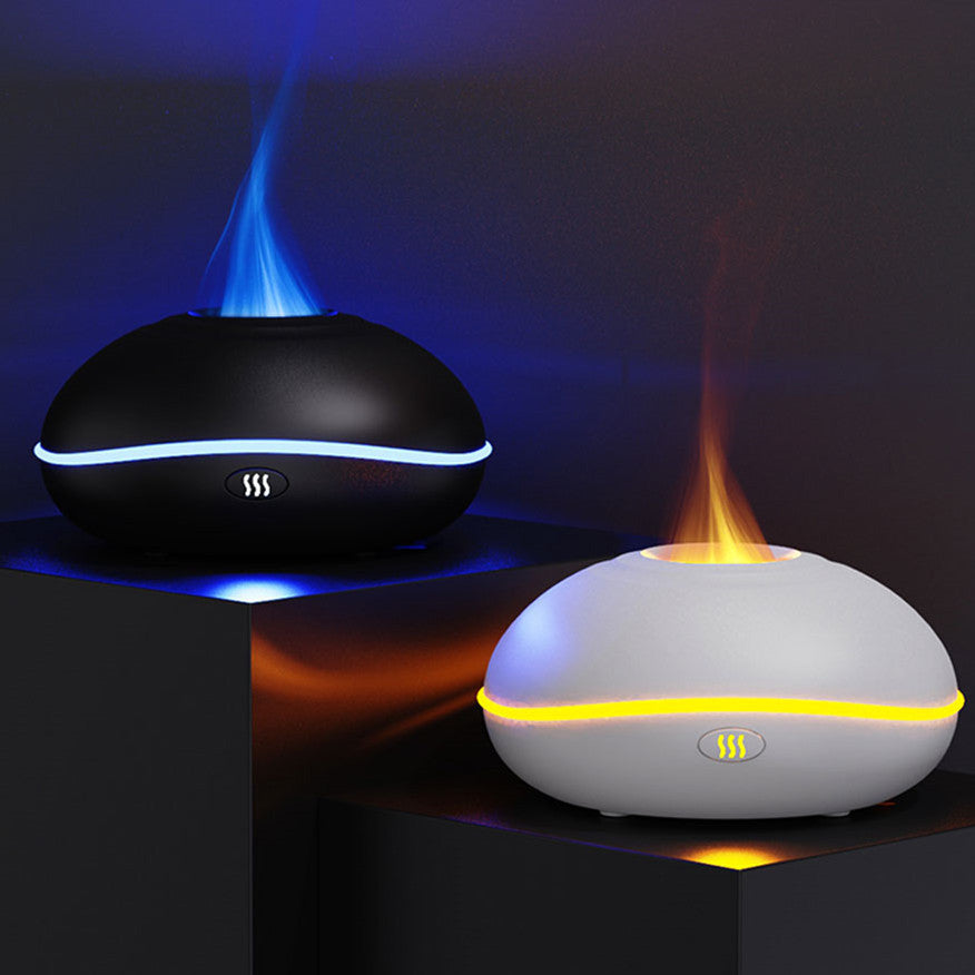 Flame Aroma Diffuser Household Small Ultrasonic Humidifier Essential Oil Atomization