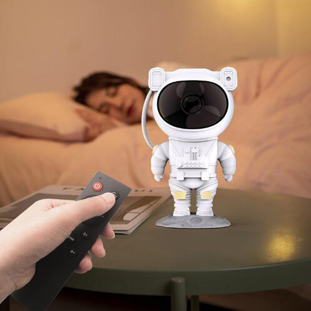 Kreative Astronaut Galaxy Starry Sky Projektor Nachtlicht USB Atmosphäre Schlafzimmer Tisch Lampe