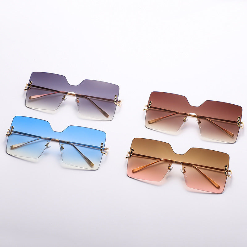 New Large Frame Square Sunglasses For Men And Women