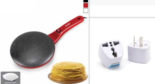 Breakfast Crepes Maker Spherical Non-Stick Bakeware Long Handle