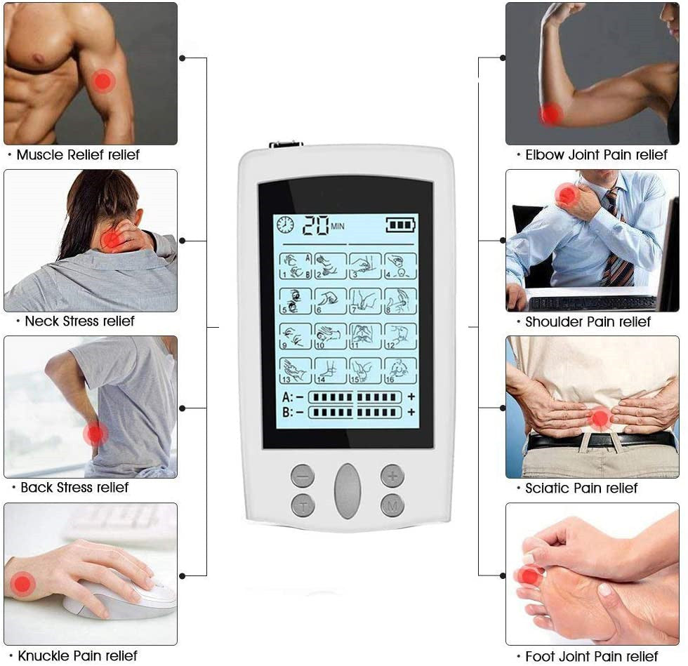 Double 16 Mode TENS Neck Massager