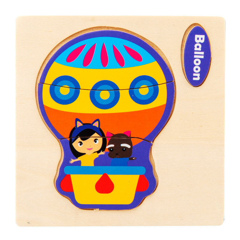 Three-dimensional Cartoon Pattern Puzzle Toy