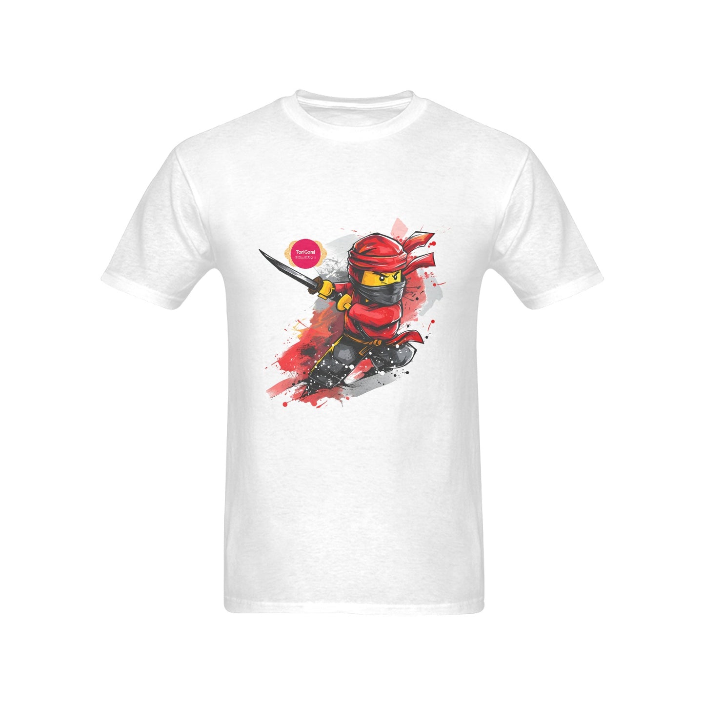 CWS ToriGami Streetwear Japan コージーウィンターストアより Funky Ninja Men's  T-shirt 100% Cotton (USA Size)