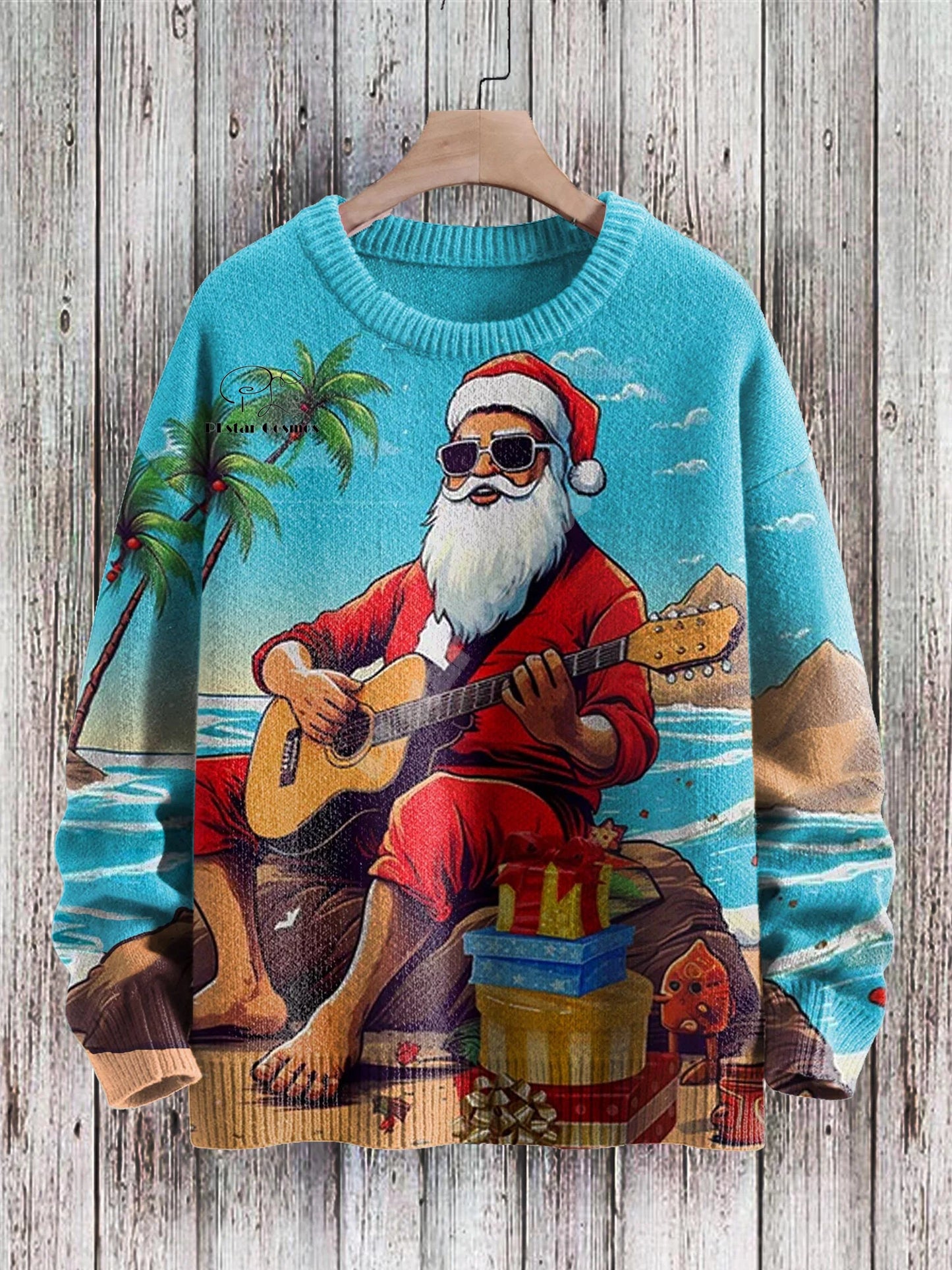 Christmas Ugly Knitted Sweater Xmas Santa Claus Animal Colorful Tattoo Retro Unisex 3DPrint Funny Harajuku Casual Long Sleeves H