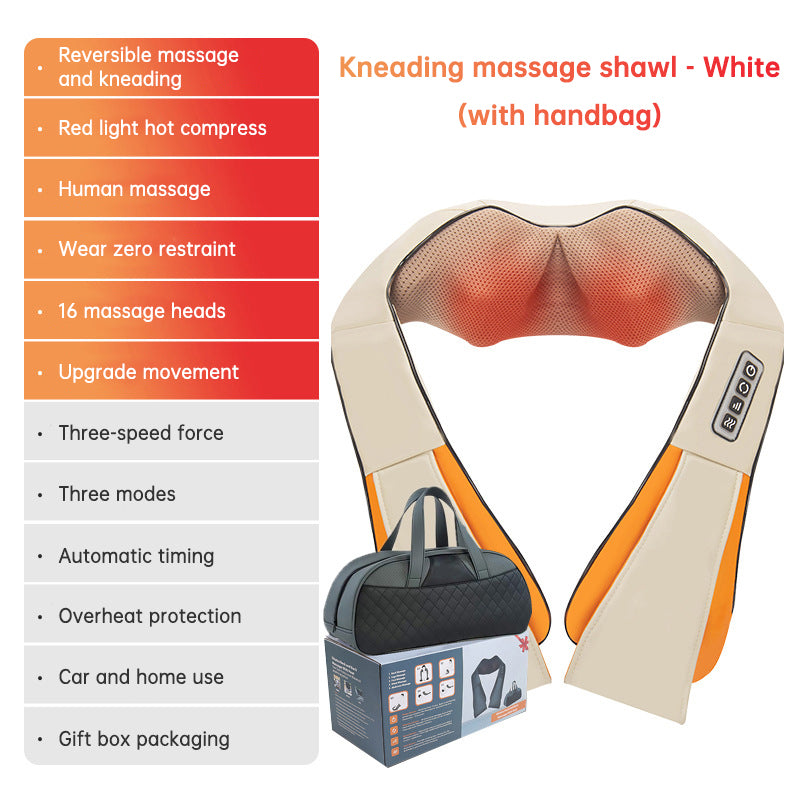 Kneading, SKG, waist and back hot compress spine massager