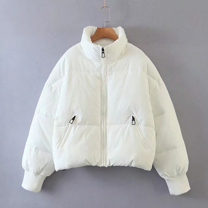 Cotton Jacket Female Ins Loose Thin Warm Bread Clothes Short Down Cotton Clothing Winter