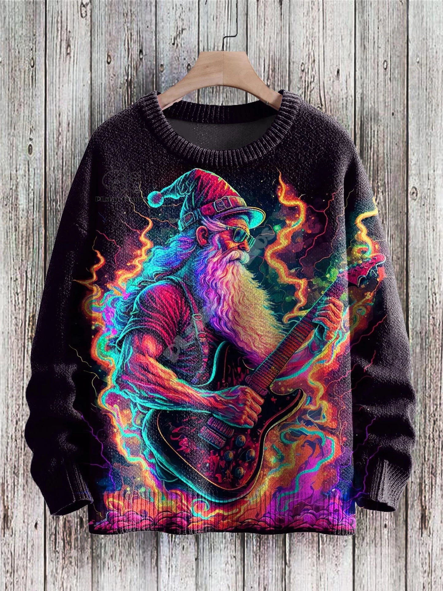 Christmas Ugly Knitted Sweater Xmas Santa Claus Animal Colorful Tattoo Retro Unisex 3DPrint Funny Harajuku Casual Long Sleeves H