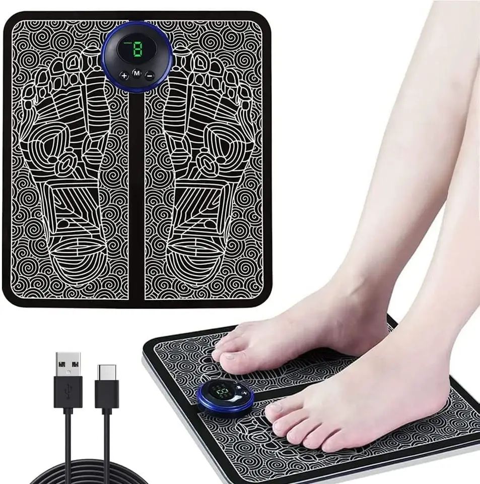 Hot Products Massage Pad Feet Muscle Stimulator Massage Mat Heated Electric Foot Massager For Old People