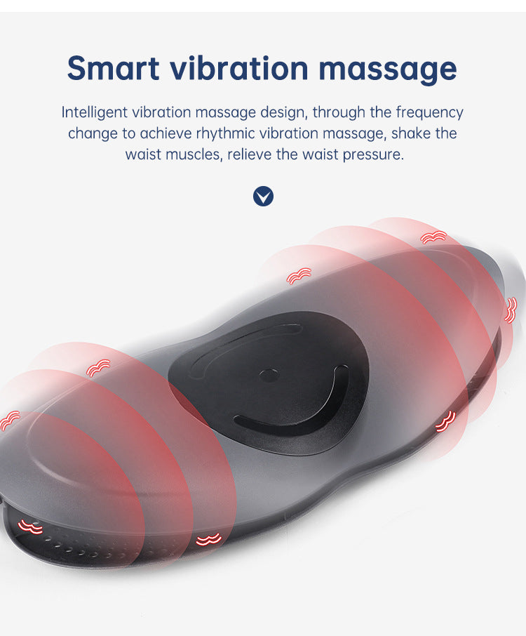 Waist Massager Lumbar Traction Inflatable Hot Compress Back  Stretcher Massage Air Pressure Reduce Relief Pain