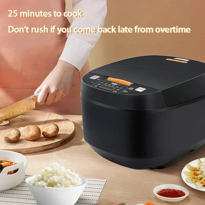 5L Household Rice Cooker Intelligent Appointment Timing Heating Rice Cooker High-fire Fast Cooking Multi-function Rice Cooker