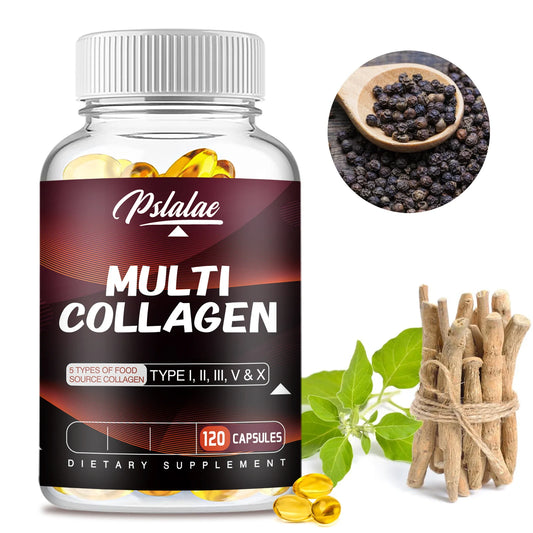 Multi Collagen Capsules - Supports Joint, Bone, Skin and Nail Health - 120 Capsules