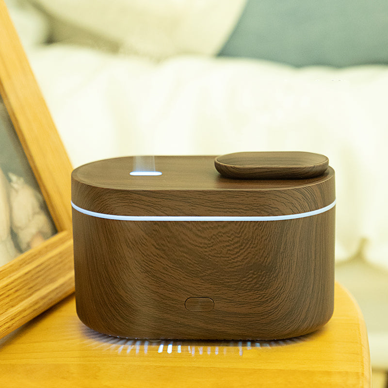 Creative Wood Grain L16 Aroma Diffuser Home Office Ultrasonic Humidifier Essential Oil 5V Silent Automatic Diffuser