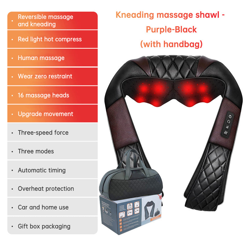 Kneading, SKG, waist and back hot compress spine massager