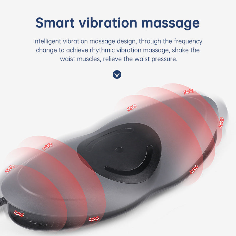 Waist Massager Lumbar Traction Inflatable Hot Compress Back  Stretcher Massage Air Pressure Reduce Relief Pain