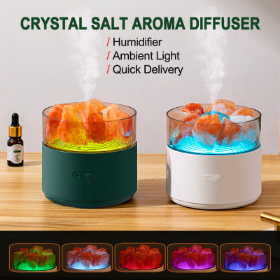 New Style Non Printed Salt Lamp Humidifier Mute Home Desk Humidifier Aromatherapy Machine Diffuser