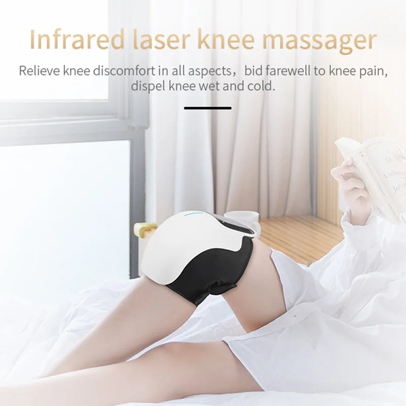 Knee Massager with Heat and Kneading for Pain Relie Rechargeable LED Display Arthritis Massagers Infrared Heated Vibration Tool