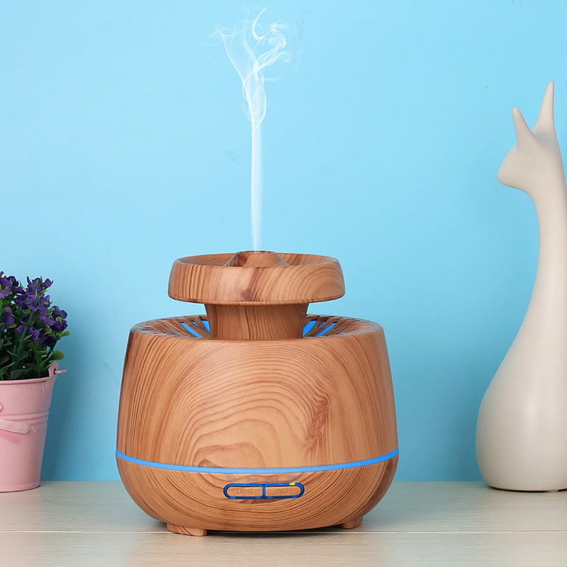 New Wood Grain L9 Aromatherapy Machine Home Car Ultrasonic Humidifier USB Automatic Spray Diffuser