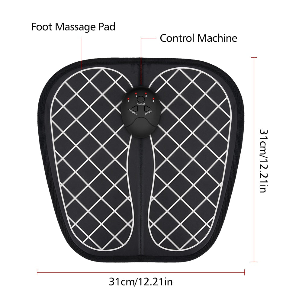 Electric EMS Foot Massager Foot Muscle Stimulator Massager Wireless Low Frequency Feet Physiotherapy ABS Stimulator Massage Mat