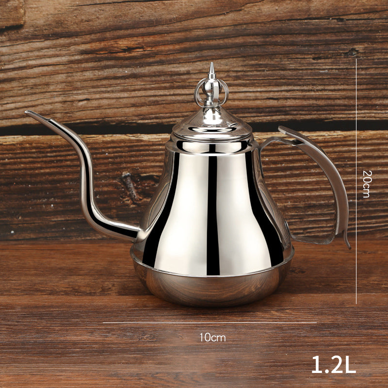 1,2/1,8 l Latin Pot Edelstahl Teekanne mit Teesieb Teekanne Kaffeekanne Induktionsherd Wasserkocher Teegeschirr-Sets 