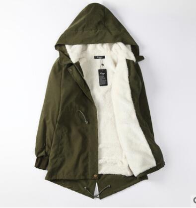 Winter Charm: Bella's vintage hooded parka, warm and fashion-forward.