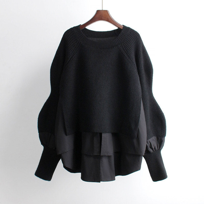 Women's Sweater Two-Piece Knitted Top