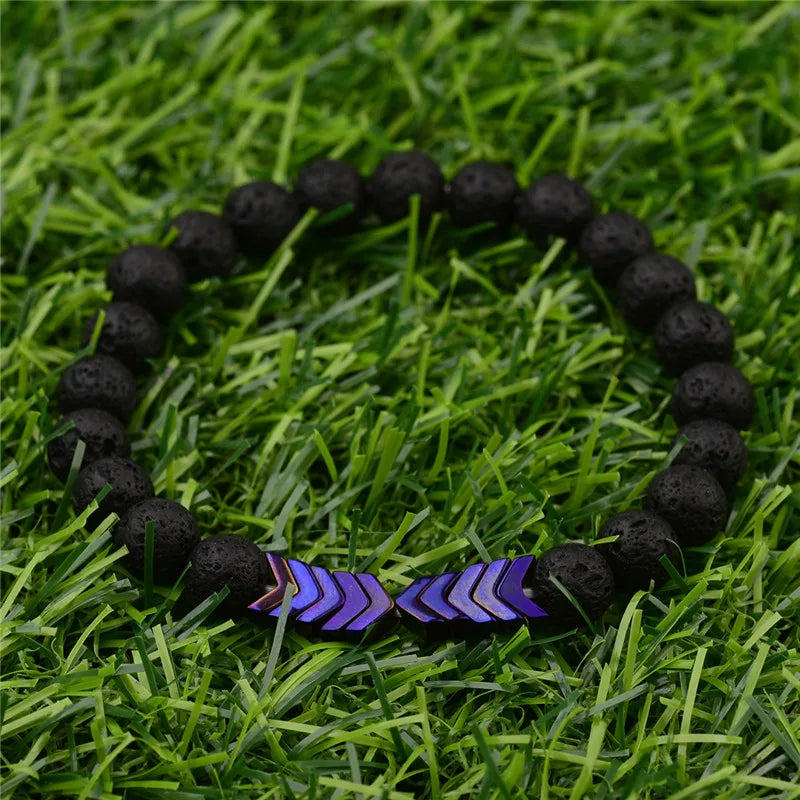 Sacred Arrow   Diffuser Bracelet Lava Stone Diffuser Bracelet