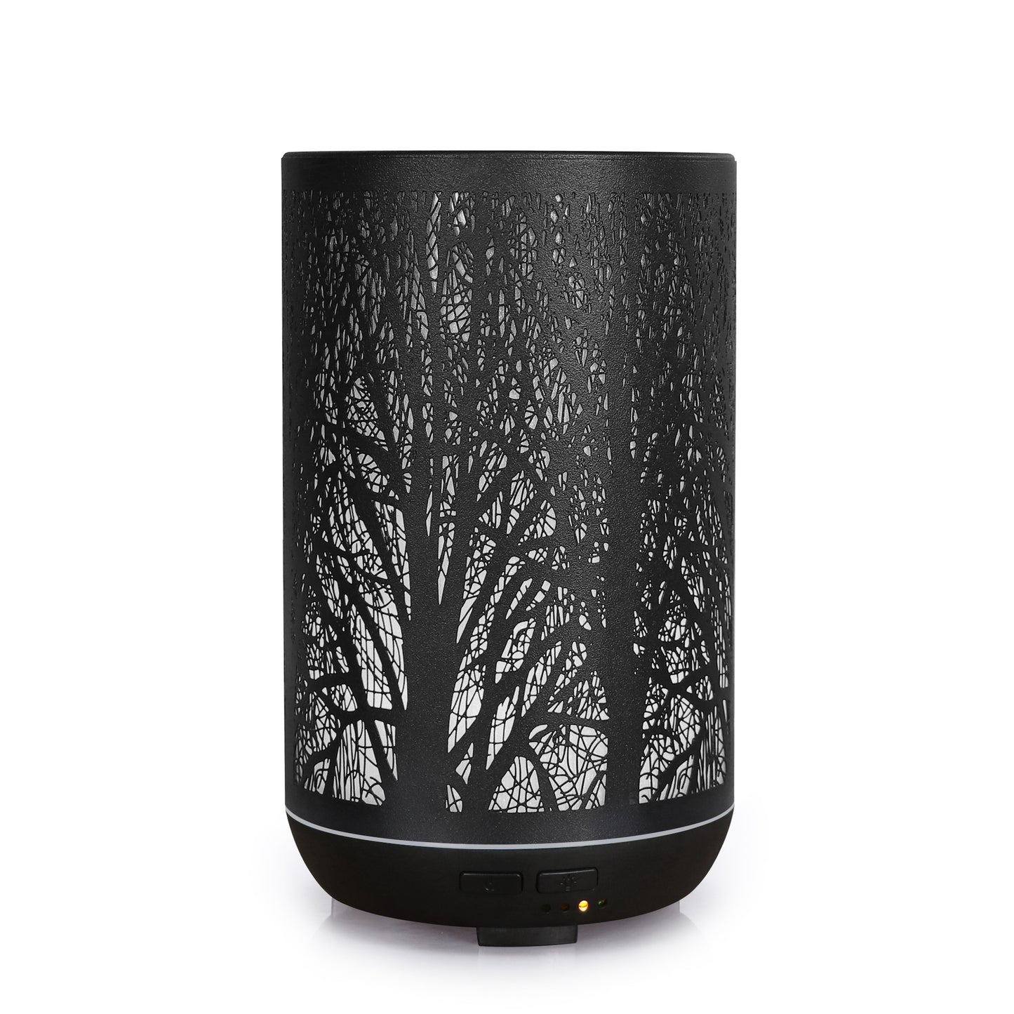 Flat-Top Big Forest Wrought Iron Aroma Diffuser Household Hardware Desktop Hollow Humidifier 300ml