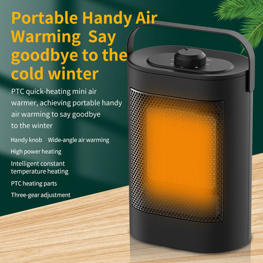 VertiBreeze: Compact mini fan heater, perfect for vertical home heating.