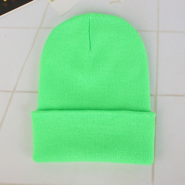 Winter Hats for Woman New Beanies Knitted Solid Cute Hat Girls Autumn Female Beanie Caps Warmer Bonnet Ladies Casual Cap